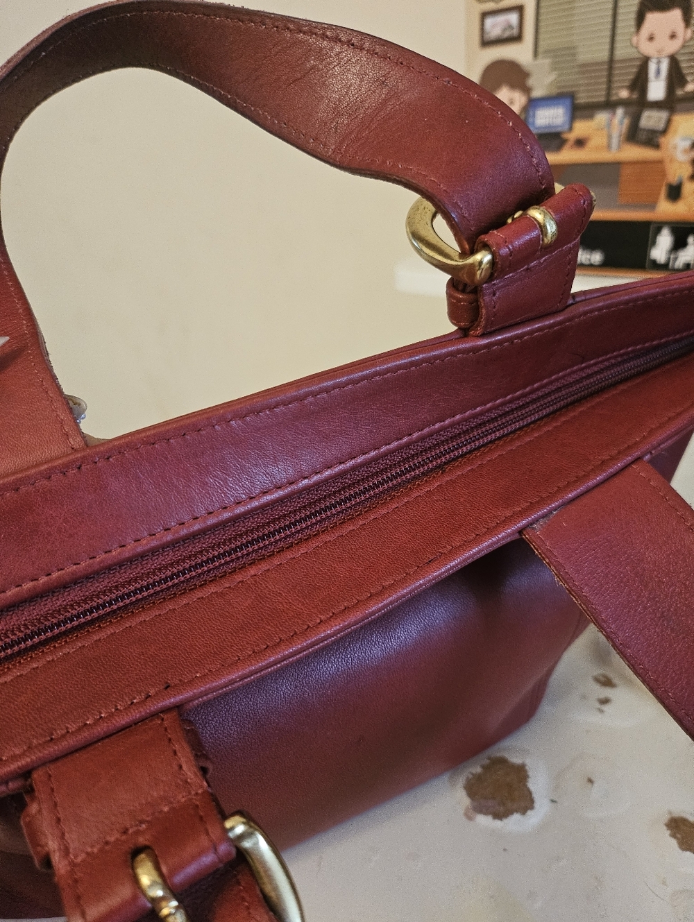 Coach Vintage Soho Waverly Hand Bag Red - Picture 7 of 7
